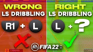 Fifa 22 LEFT STICK DRIBBLING TECHNIQUE TO DOMINATE POSSESION Better than AGILE DRIBBLING [upl. by Amorette]