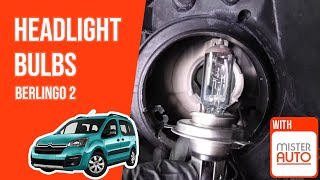 How to replace the headlight bulbs Berlingo mk2 💡 [upl. by Cortney275]