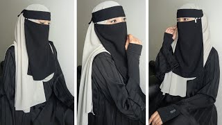 Hijab With Niqab tutorial 2024  Niqab Tutorial Full Coverage [upl. by Toni]