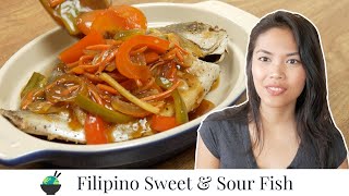 Escabeche Recipe  Filipino Sweet and Sour Fish [upl. by Naam]