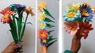 Handmade Cute Flower Showpiece 🌺 Paper Crafts Tutorial Video ✨roomdecor showpieceflowers [upl. by Analem62]