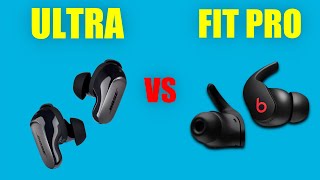 Bose QuietComfort Ultra Earbuds vs Beats Fit Pro [upl. by Assenat302]