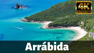 【4K】Praia de Galapinhos  Passeio por um banco de areia na Arrábida Setúbal [upl. by Stanley]