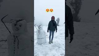 Beauty of snow 😍 Beauty Jammu Kasmir shorts youtubeshorts [upl. by Suckram]