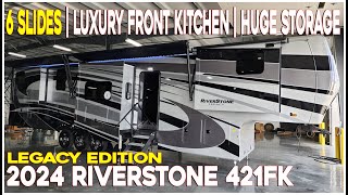 Luxury Front Kitchen 2024 Riverstone 421FK Legacy Edition Fifth Wheel at Couchs RV Nation [upl. by Eelyahs]