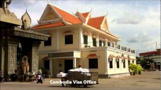 ThailandCambodia Border Crossing タイカンボジア 国境越え [upl. by Adlare526]