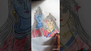 mhra kanha mhra shambhu ♥️♥️♥️ vinay art❤️shortsfeed drawing viralvideo [upl. by Goss]