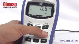 FW BELL 5170 GaussTesla Meter by Obsnap Instrument Sdn Bhd [upl. by Anek]