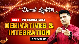 KCET 2025 Basics of Derivatives amp Integration  Shreyas sir Physics  V Karnakata  Basic maths [upl. by Hareemas]