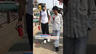 Trending Shorts😈  Ishaan Khatter Selfi With Fan In Versova Jetty ishaankhatter actor shorts [upl. by Ocer]