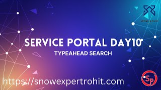 Service Portal D10  Typeahead Search [upl. by Aham662]