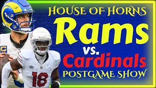 Rams vs Cardinals postgame show How LA did in Arizona without WR Puka Nacua [upl. by Ardiedal]