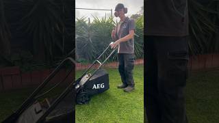 Meet the 18V AEG Fusion Lawn Mower where power meets precision 🍃 batterypowered lawn [upl. by Stephana]