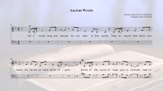 Ancient Words  SATB  Demo [upl. by Merlina]