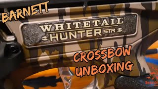 Barnett Whitetail Hunter STR Crossbow Unboxing And First Impressions [upl. by Airdnassac]