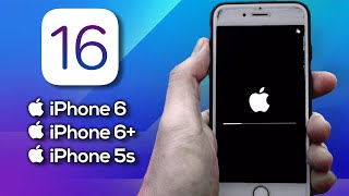 Cómo actualizar iOS 125 a iOS 16 o 15  Instale iOS 16 en iPhone 5s y 6 6 Plus [upl. by Mamie401]