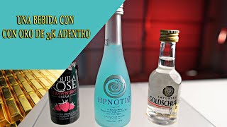 LICOR CON ORO DE 24k 💎A QUE SABE  TEQUILA ROSE REVIEW HPNOTIQ GOLDSCHLAGER [upl. by Ydnat]