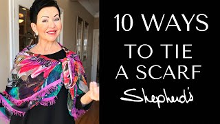 10 Ways To Tie A Scarf [upl. by Noak]