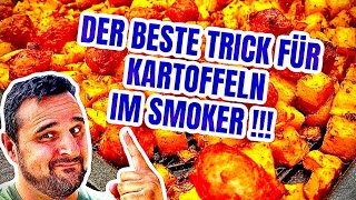 Grillkartoffeln vom Smoker  Klaus grillt [upl. by Xylia]