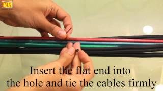 How to use Nylon Cable Tie for Managing your cables [upl. by Amirak]