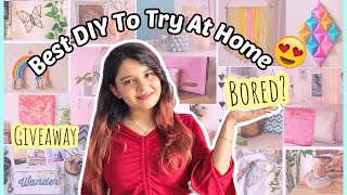 DIY Craft Things To Do When Youre BORED 🌈  My Favourite DIYs to Try at Home GIVEAWAY✨ [upl. by Carena]