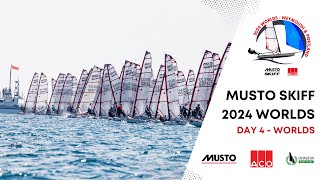 ACO 13th Musto Skiff World Championship 2024  Race Day 4 Video [upl. by Kyla]