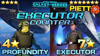 4⭐️PROFUNDITY vs 7⭐️RELIC 9 PIETT EXECUTOR  SWGOHGAC [upl. by Berkshire]