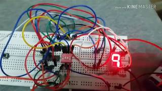 Mechatronics Engineering Students Project  7 Segment Display [upl. by Bowie906]