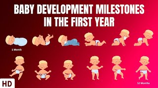 Baby Development Milestones in the first year [upl. by Adyht]