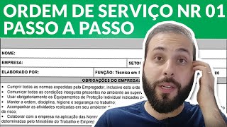 ORDEM DE SERVIÇO NR 1 PASSO A PASSO COMPLETO [upl. by Oilcareh262]