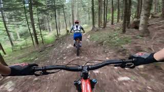 SPECIALIZED ENDURO vs SANTA CRUZ NOMAD  Krchmarica Trail Trebevic Mountain BA [upl. by Ladew]