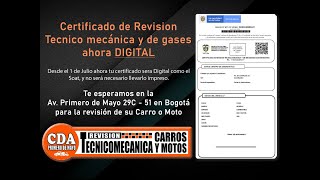 DESCARGA CERTIFICADO DIGITAL DE REVISION TECNOMECANICA MOTOS Y CARROS [upl. by Ymmit]