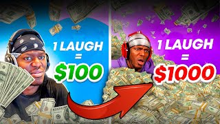 FULL SERIES KSI TRY NOT TO LAUGH  MONEY EDITION [upl. by Anayrb422]