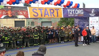 Tunnel to Towers 5K Run returns to NYC streets [upl. by Narud]