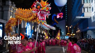 Lunar New Year Cities worldwide welcome the Year of the Dragon 🐉 [upl. by Casandra]