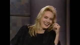 Sharon Stone interview 1990 Letterman [upl. by Nerua785]