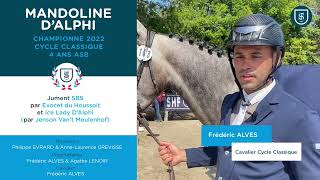 Fontainebleau 2022  Championne 4 ans Autres StudBooks [upl. by Leahci]