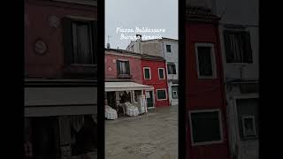 Piazza Baldassare Galuppi Burano Venezia Burano Venezia 발다사레갈루피광장 길위의하마 부라노 베네치아 [upl. by Bathilda]