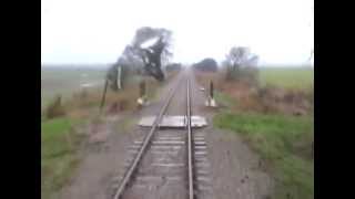 Rear Cabview Hastings DEMU 1001 Appledore  Brookland Halt 1Z21 241112 [upl. by Kepner502]