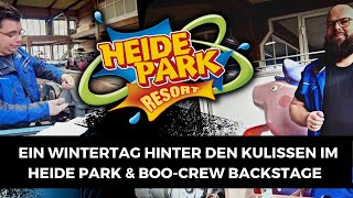 Ein WINTERTAG im HEIDE PARK  Backstage im Park amp bei der BooCrew [upl. by Atiluap]