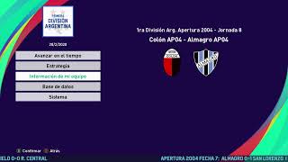 Simulación APERTURA 2004  FECHA 7 parte 2  PES2021 PC [upl. by Aikimat]