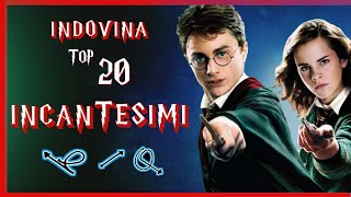 TOP 20 INCANTESIMI di Harry Potter da indovinare [upl. by Ojiram]