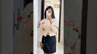 Pinteresty cardigans from Meesho 🍒 youtubeshorts meeshofinds viral haul trendingshorts viral [upl. by Cart]