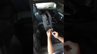 How to fix stuck headrest mercedes benz R129 320 SL [upl. by Lauber]