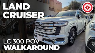 Toyota Land Cruiser 2022  LC300  First Look Review  PakWheels [upl. by Iraam]