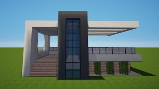 MINECRAFT MODERNES HAUS bauen TUTORIAL HAUS 142 [upl. by Aciruam]