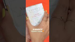 SADHEV VitaminC Serum🍊 Best vitaminc ever🙌🏻🧡 skincareproduct vitaminc productreview [upl. by Fonville]