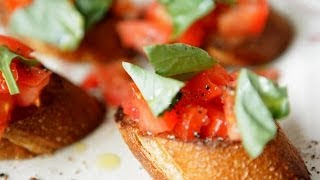 Rezept Bruschetta mit Tomaten und Basilikum selber machen [upl. by Anitel218]