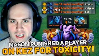 MASON on RIKI PUNISHED A PLAYER on KEZ FOR TOXICITY [upl. by Nawad350]