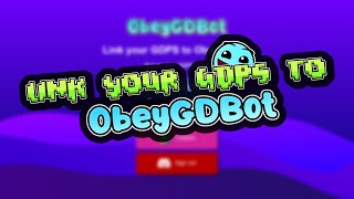 How to link your GDPS to ObeyGDBot [upl. by Haff838]